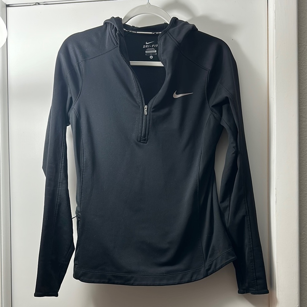 Nike Women's Black Long Sleeve dri fit Running